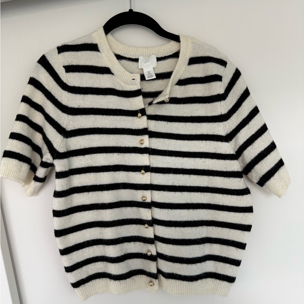 Striped Black and White Sweater